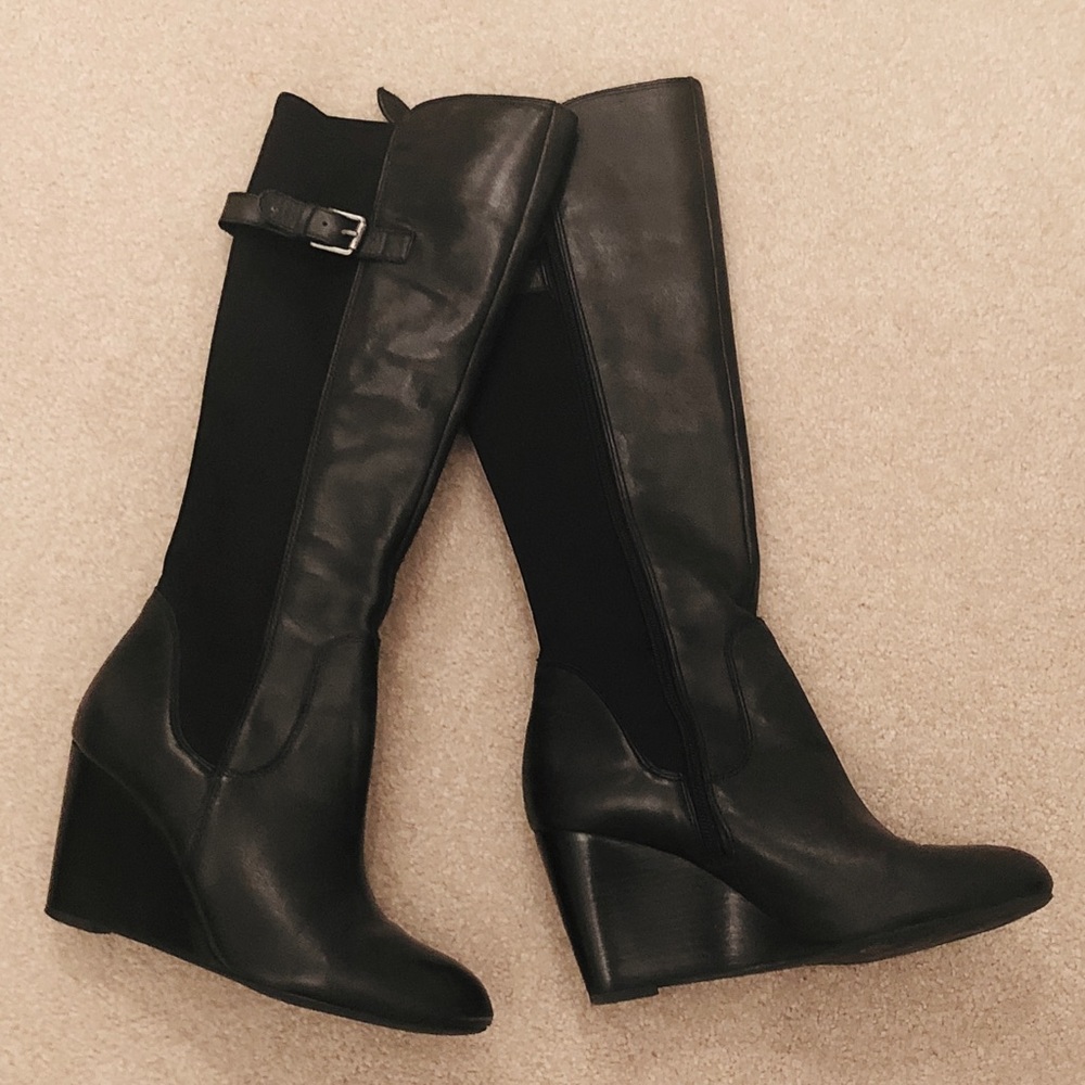 Franco Sarto Wedge Heel Boots